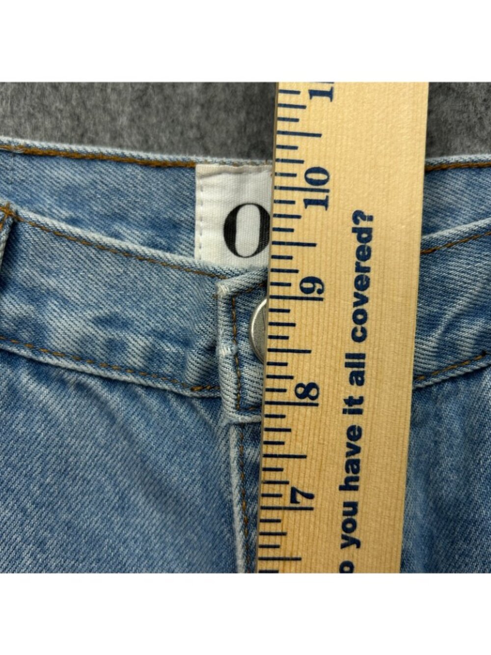 One Teaspoon Awesome Baggies Jeans Women's Size 26 Button Fly Distressed Denim - Picture 10 of 13